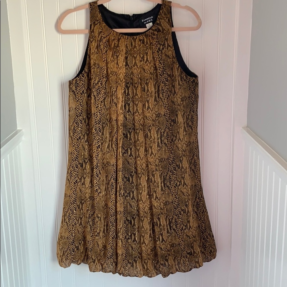 Essentials by ABS Snake Print Dress Size 8